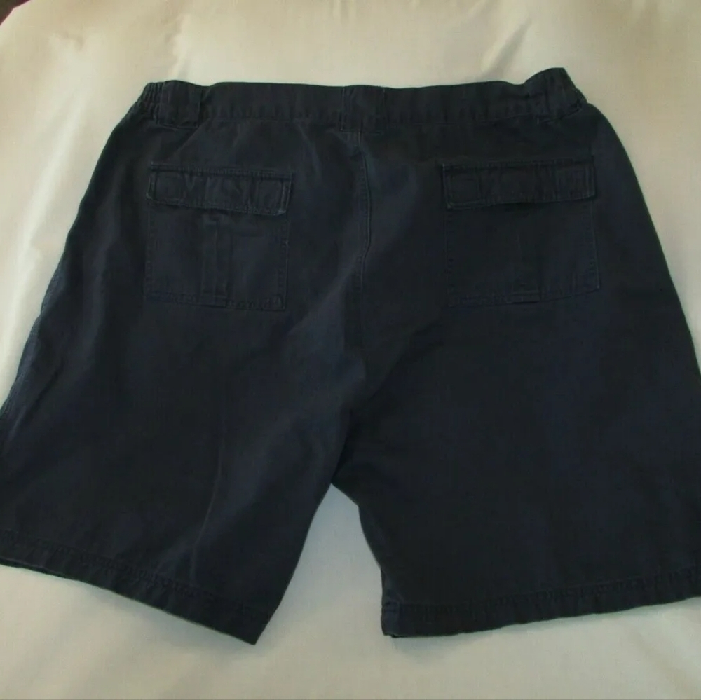 Mens "Great Northwest" Size 44 Big & Tall, Blue, Side Elastic, Cargo Shorts NWT - Picture 2 of 6